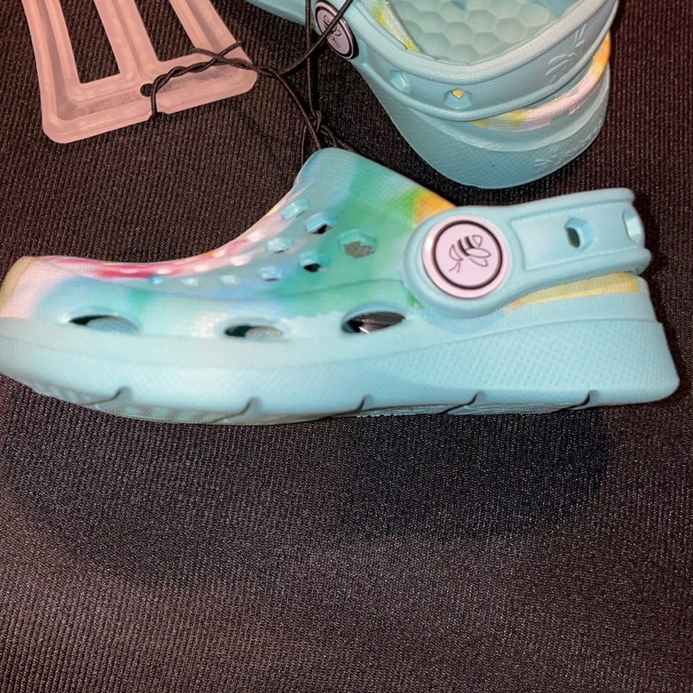 Joybees Toddler Harper Tie-Dye Slip-On Water Shoes - Blue 4-5 - Picture 5 of 5